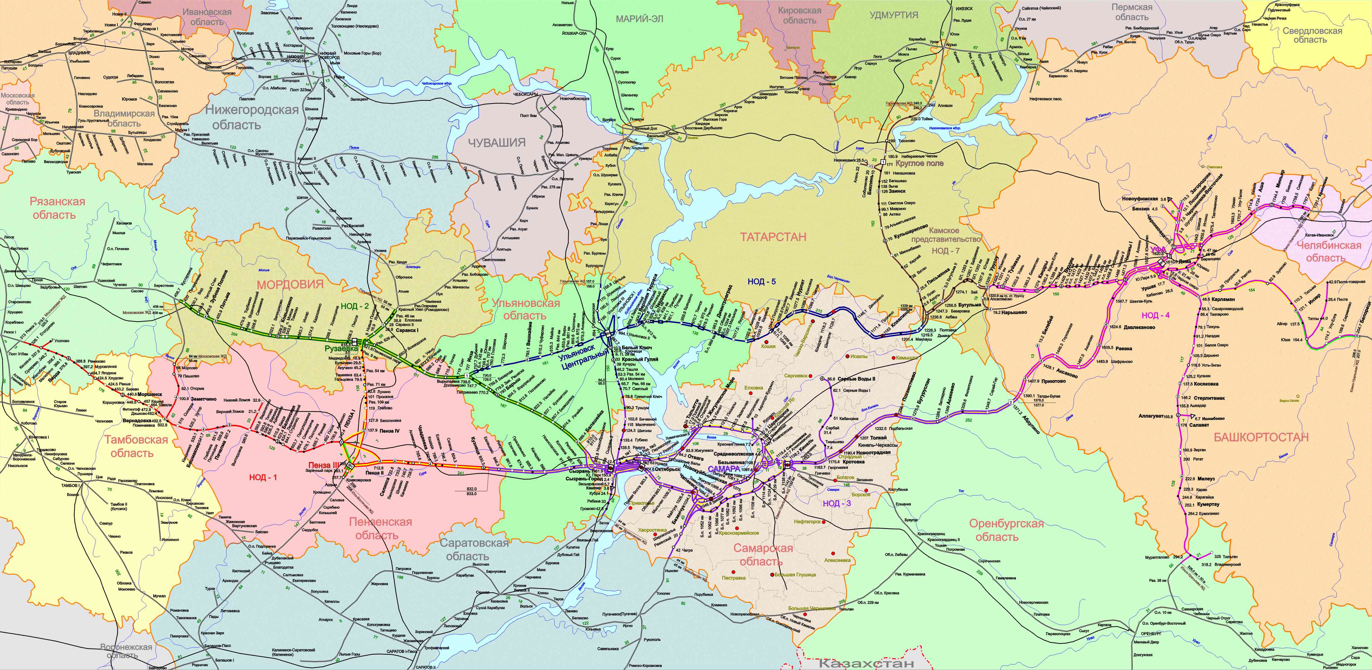 Железная дорога карта россии с городами и станциями