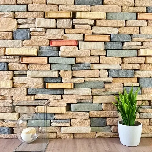 Использование звукоизоляционных панелей из переработанной пены как декоративной кладки стен