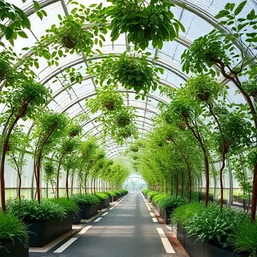 Городские тоннели как дневные сады: вертикальные модули освещения и оранжереи под дорогами